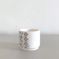 Alex Allday Jasmine Ceramic Small Footed Tea Light Holder- Tea|Home Fragrance