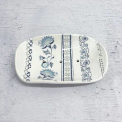 Alex Allday Jasmine Ceramic Soap Dish- Tea|Soaps & Lotions