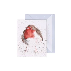 Wrendale Designs 'Jolly Robin' Gift Enclosure Card- Greeting Cards