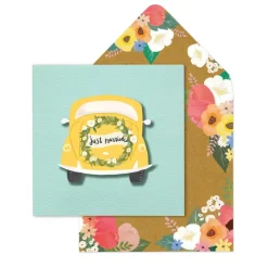Tache Cards Just Married Car Card- Greeting Cards