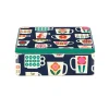 Elite Tins Kate Rhees Teacup Deep Rectangular Tin- Storage