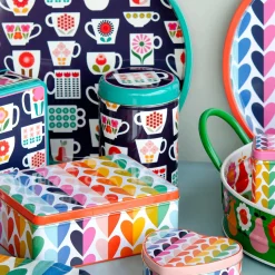 Elite Tins Kate Rhees Teacup Deepwell Tin Tray- Trays|Trays
