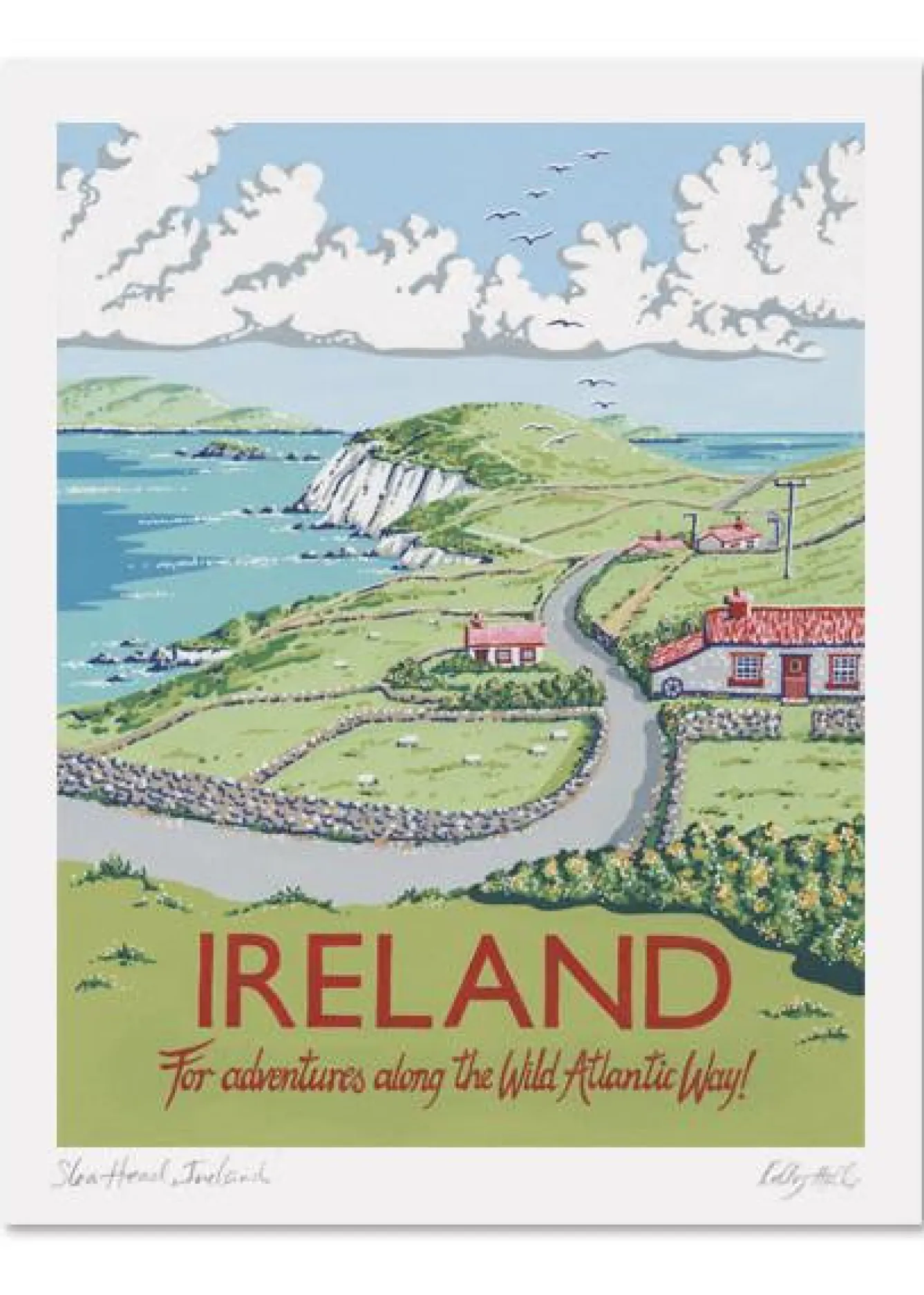 Kelly Hall Designs Kelly Hall Ireland Print- Art