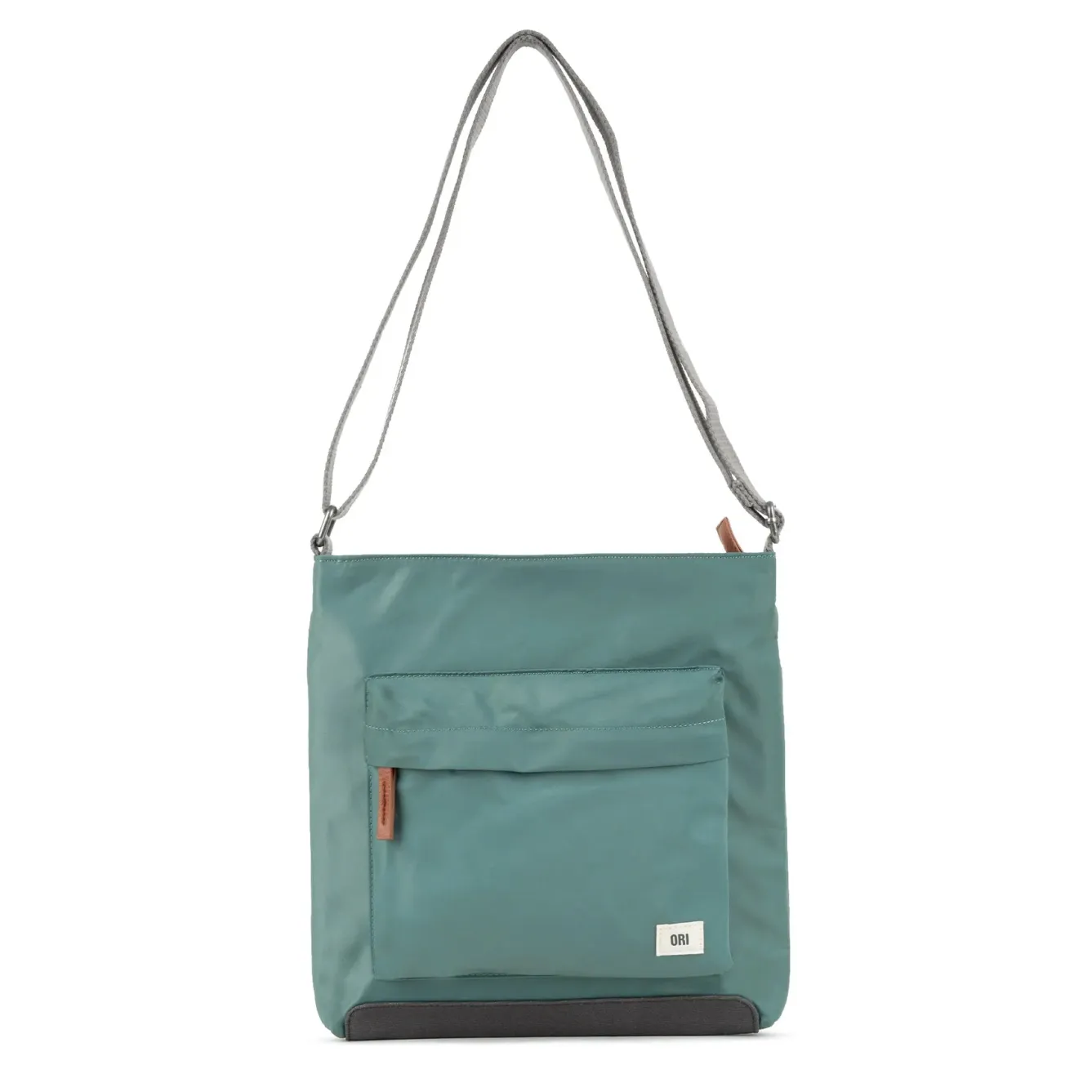Ori London Kennington B Sage Recycled Nylon Sling Bag- Bags