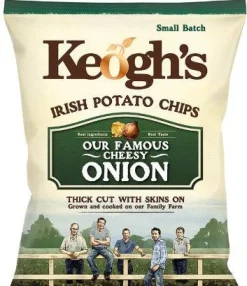 Tea & Biscuits Keogh's Cheesy Onion Crisps- Tea|Snacks & Crackers