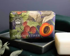 English Soap Company Kew Gardens Apricot Vetiver Soap- Soaps & Lotions