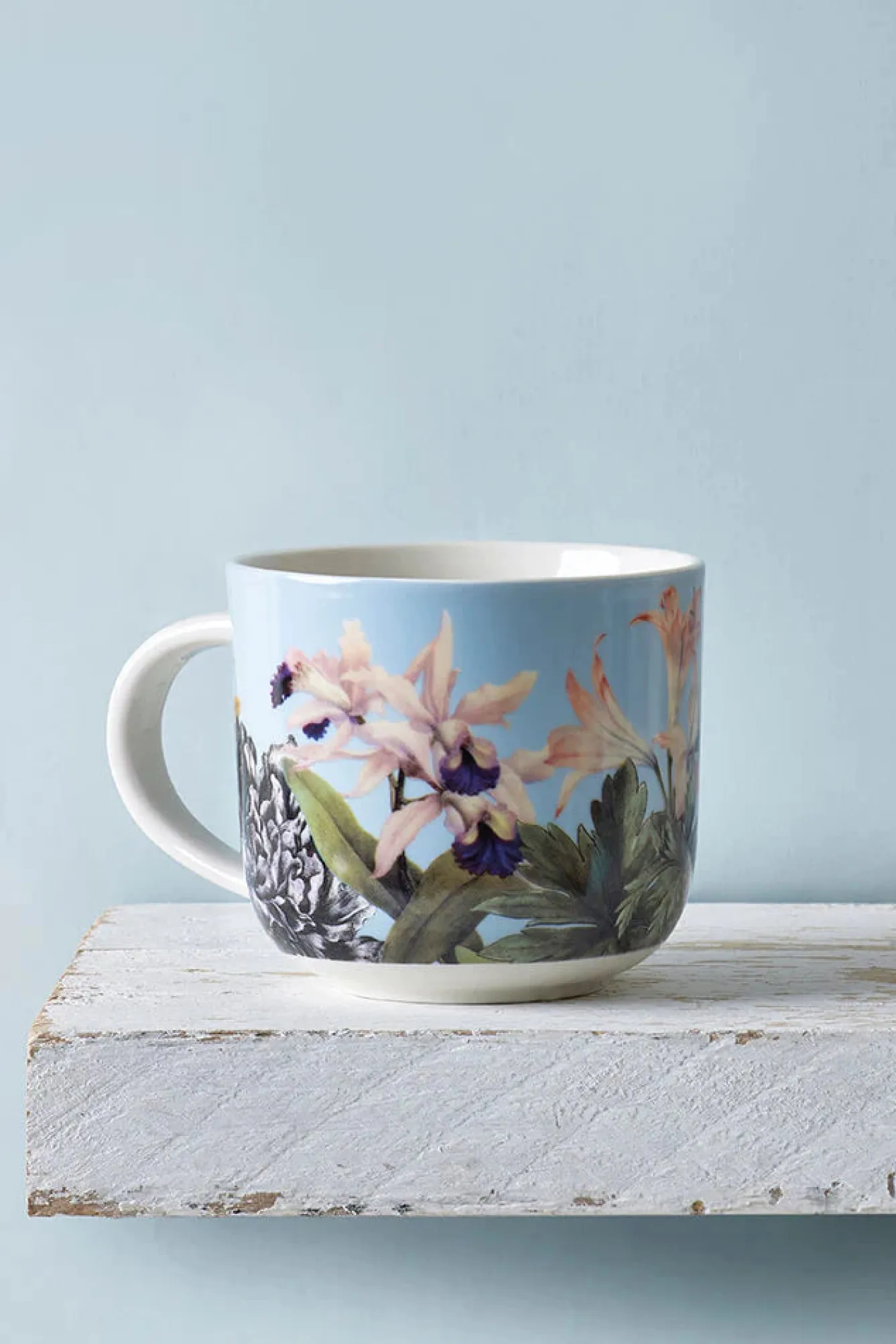Kew Gardens Bee Floral Mug- Flowers & Garden