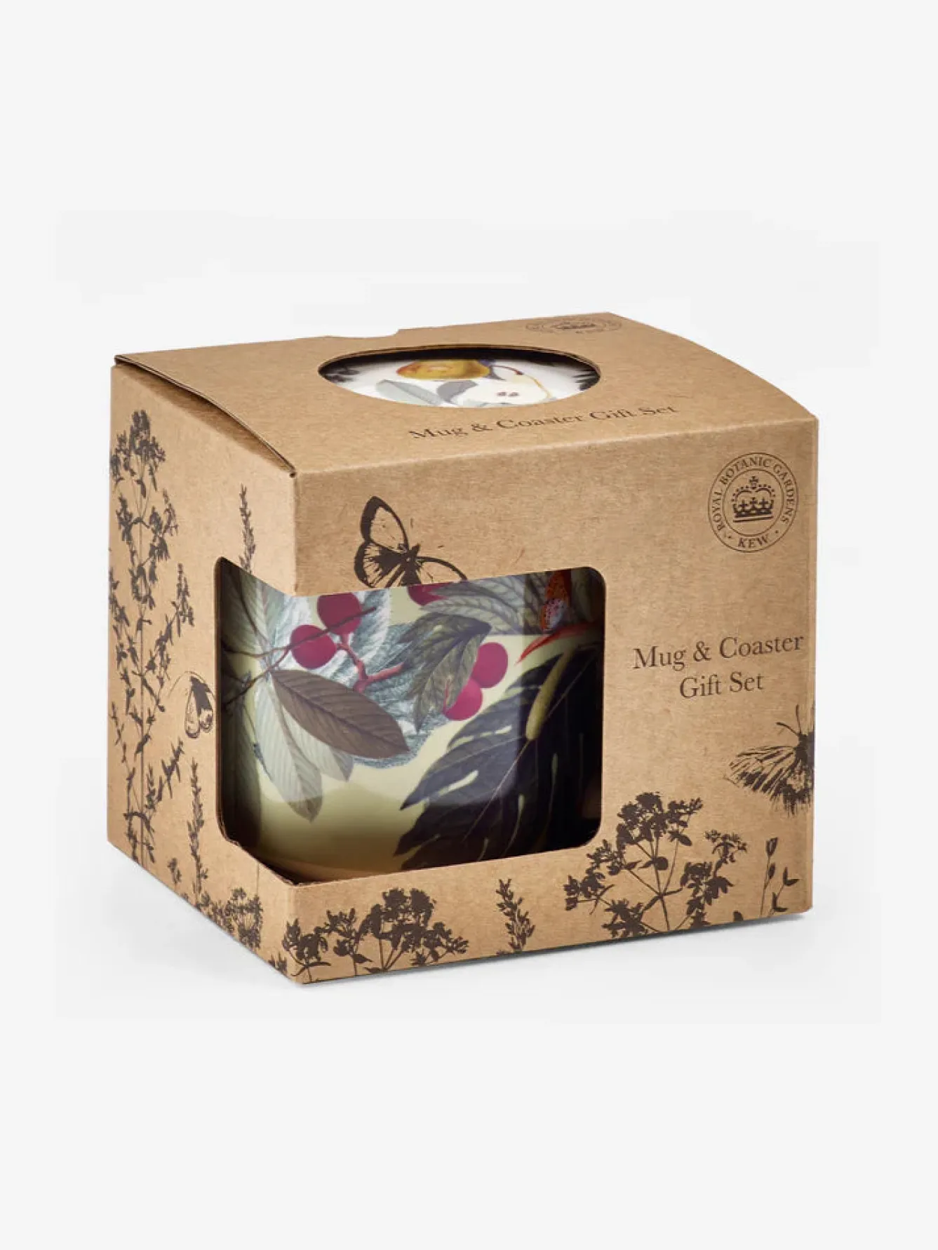 Kew Gardens Bloom Mug & Coaster Gift Set- Flowers & Garden