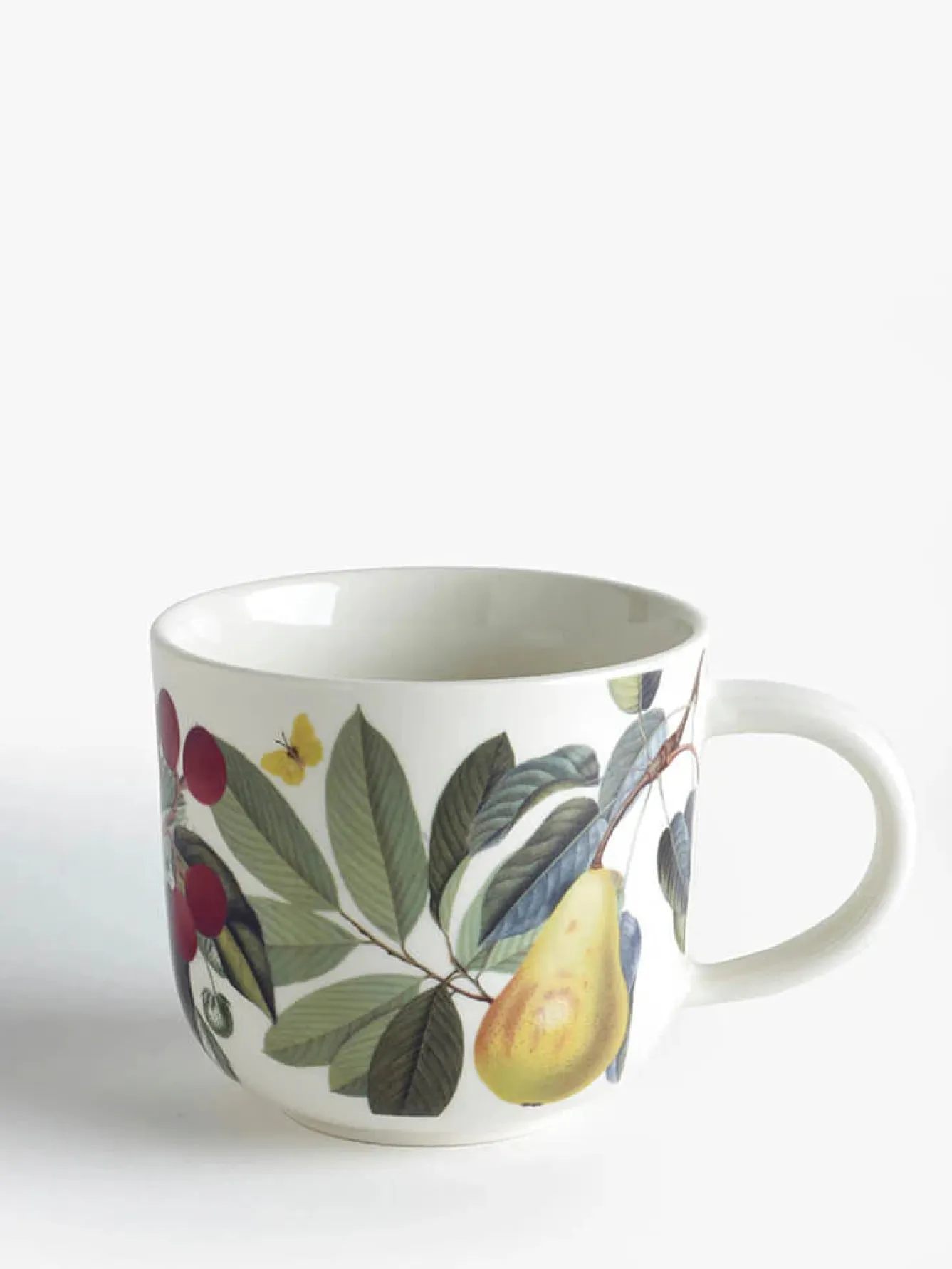 Kew Gardens Fruit and Floral White Mug- Flowers & Garden