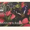 English Soap Company Kew Gardens Geranium & Basil Soap- Soaps & Lotions