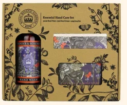 English Soap Company Kew Gardens Lavender & Rosemary Essential Hand Care Gift Box- Soaps & Lotions