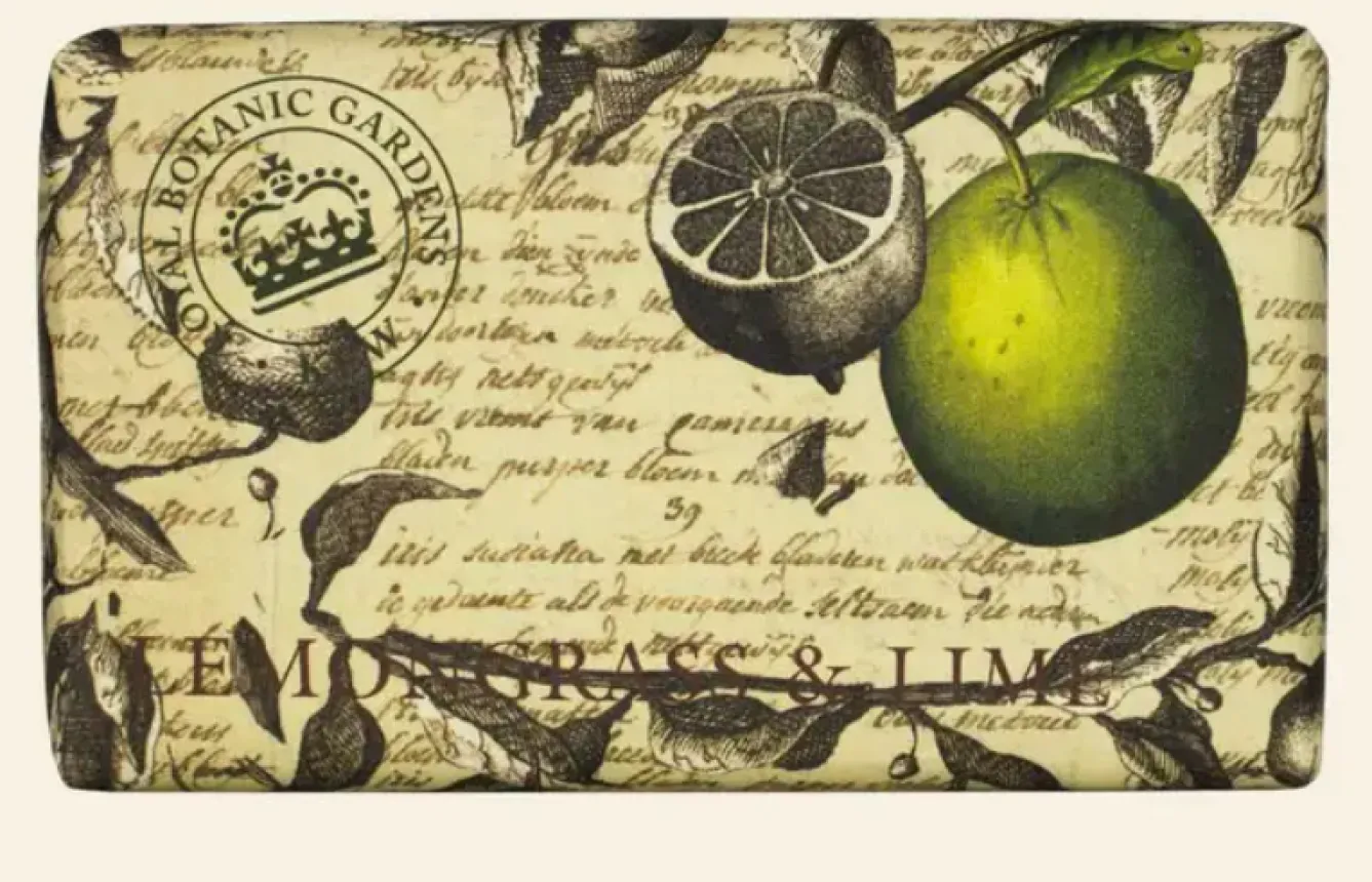 English Soap Company Kew Gardens Lemongrass & Lime Soap- Soaps & Lotions