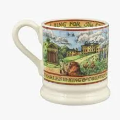 Emma Bridgewater King & Countryman Charles III 1/2 Pint Mug- Royal|Royal Family