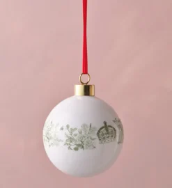 Victoria Eggs King Charles III Coronation Bauble- Royal|Christmas Decorations