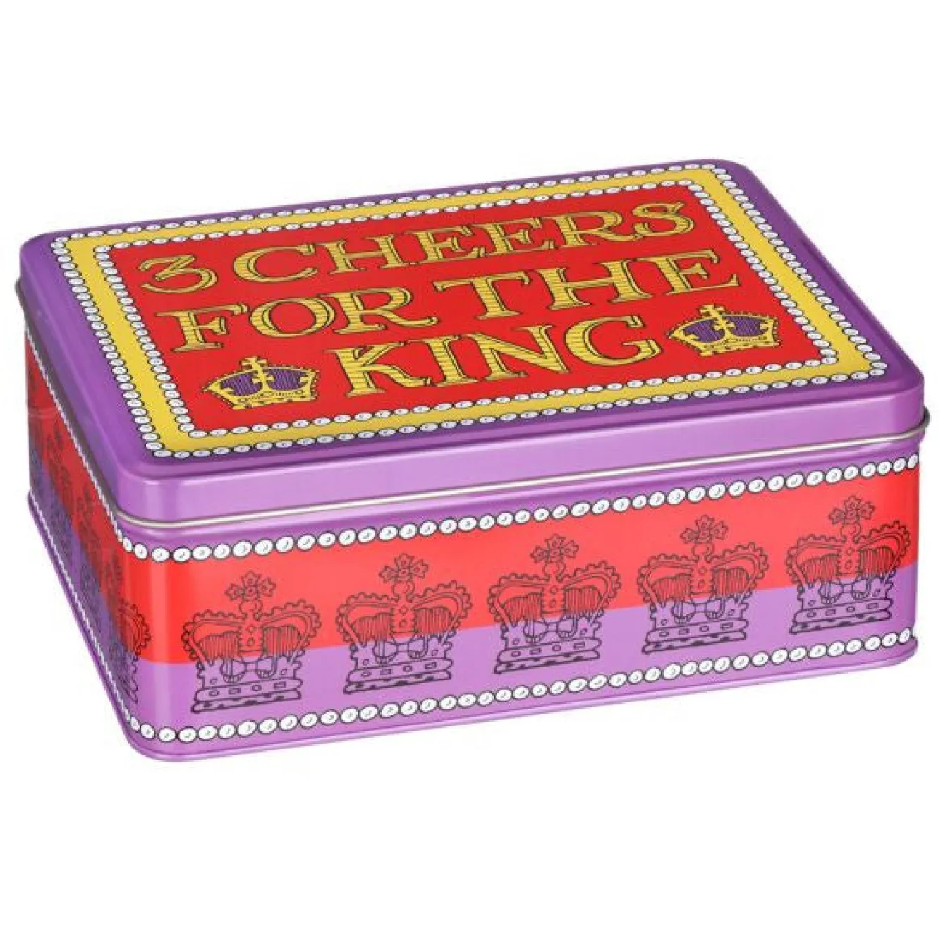 Emma Bridgewater King Charles III Coronation Deep Rectangular Tin- Royal|Novelty