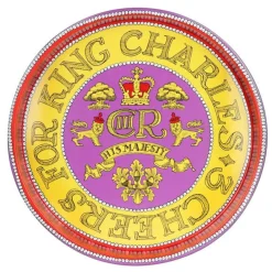 Emma Bridgewater King Charles III Coronation Deepwell Tin Tray- Royal|Trays