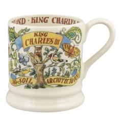 Emma Bridgewater King Charles III 1/2 Pint Mug- Royal|Royal Family