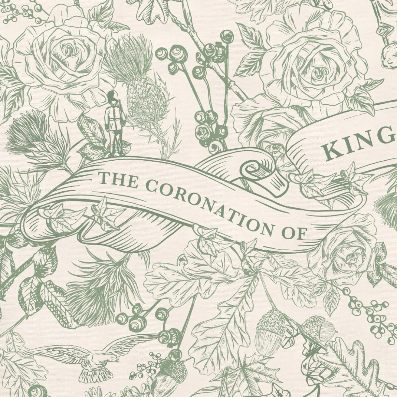 Victoria Eggs King Charles lll Coronation Apron- Royal|Aprons