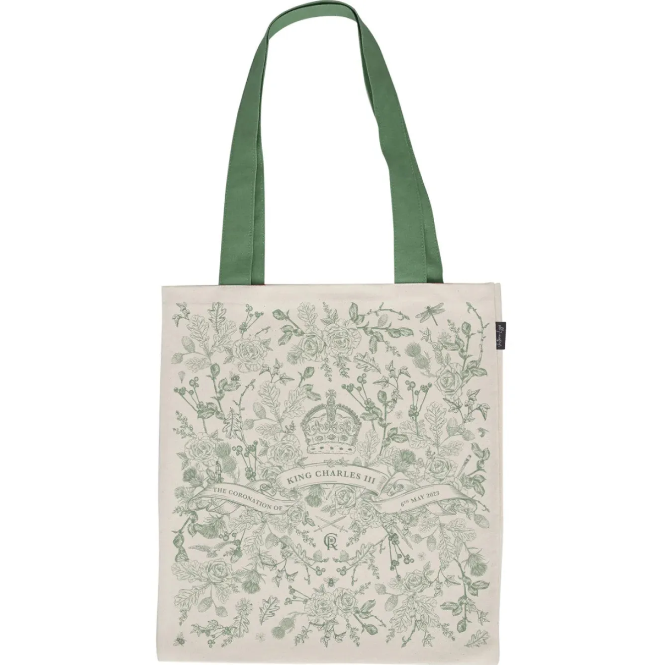 Victoria Eggs King Charles lll Coronation Canvas Tote Bag- Royal