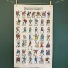 Picturemaps Kings and Queens of England Tea Towel- Tea|Tea Towels