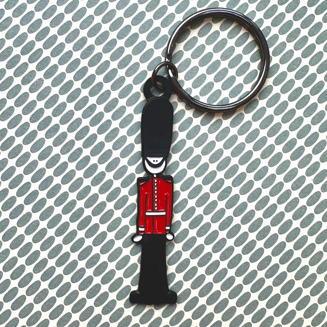 Victoria Eggs King's Guard Enamel Keyring- Key Chains|Children