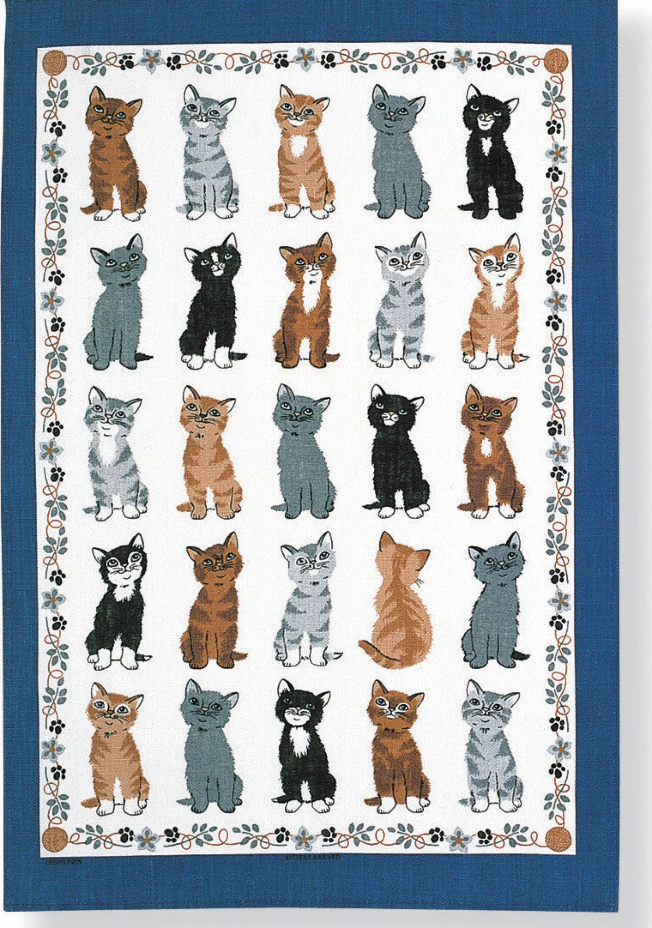Ulster Weavers Kittens Arrived Tea Towel- Tea|Tea Towels