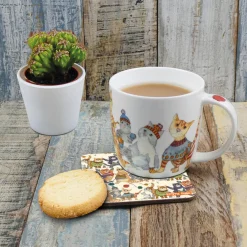 Emma Ball Kittens in Mittens Bone China Mug (Boxed)- Tea|Pets