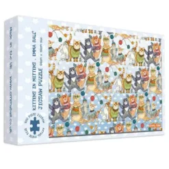 Emma Ball Kittens in Mittens 1000 Piece Jigsaw Puzzle- Puzzles