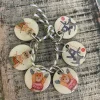 Emma Ball Kittens in Mittens Set of 6 Stitch Markers in a Tin- Crafts