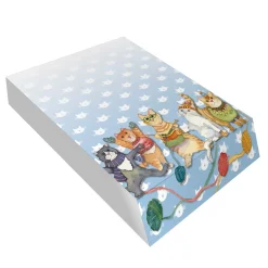 Emma Ball Kittens in Mittens Slant Pad- Stationery