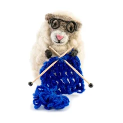 Sew Heart Felt Knitting Nancy Sheep from Woolacombe - Blue- Children