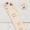 Ginger Betty Ladybirds Lovely Friend Wooden Book Mark- Books