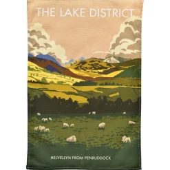 Town Towels Lake District Helvellyn Tea Towel- Tea|Tea Towels