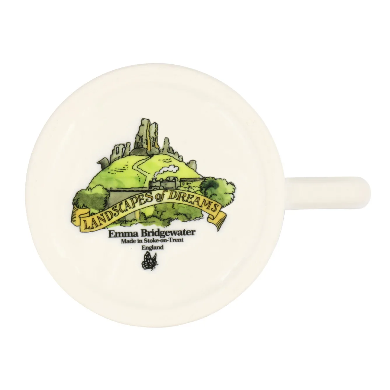 Emma Bridgewater Landscapes of Dreams Jurassic Coastline 1/2 Pint Mug- Places