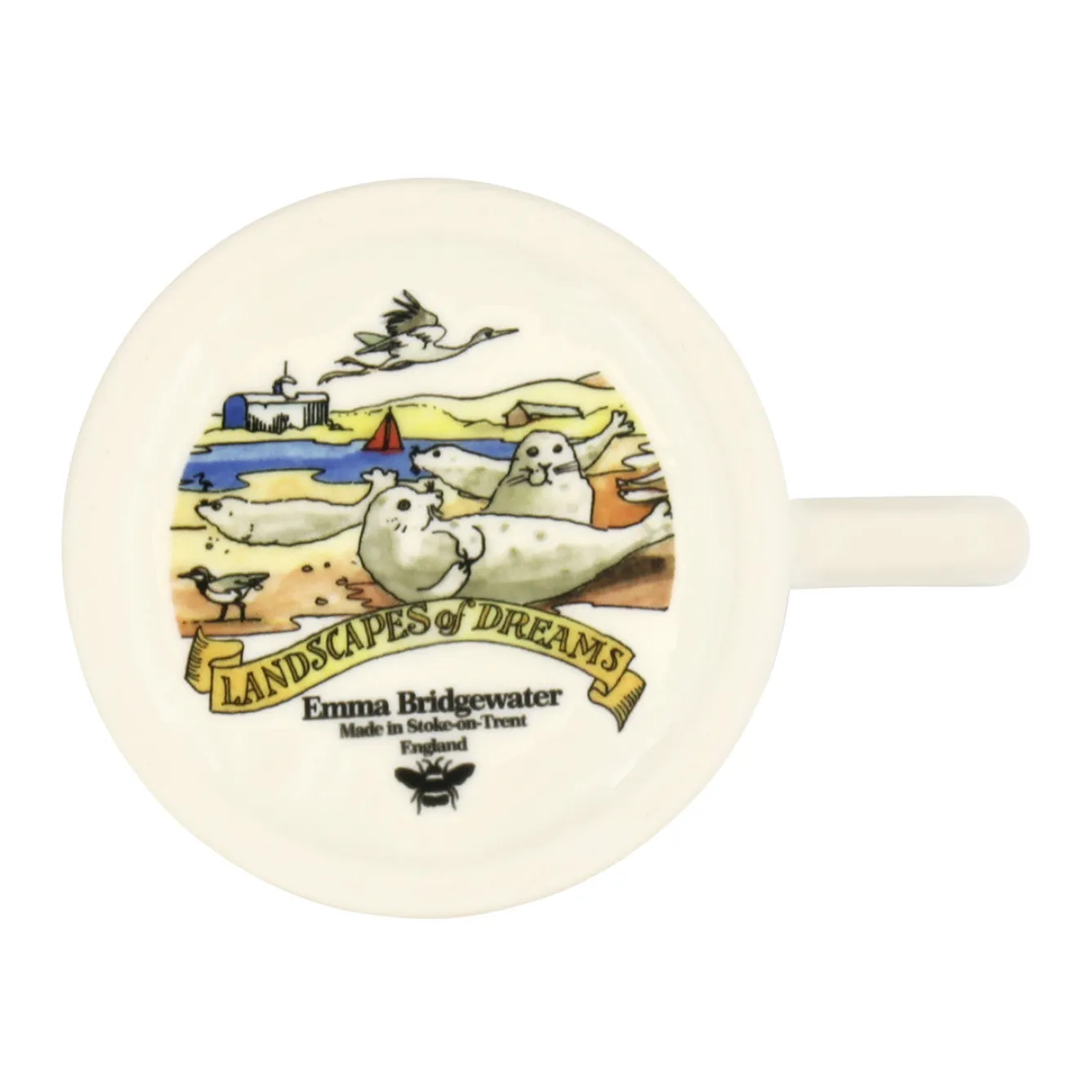 Emma Bridgewater Landscapes of Dreams Norfolk Coast 1/2 Pint Mug- Places|Great Britain