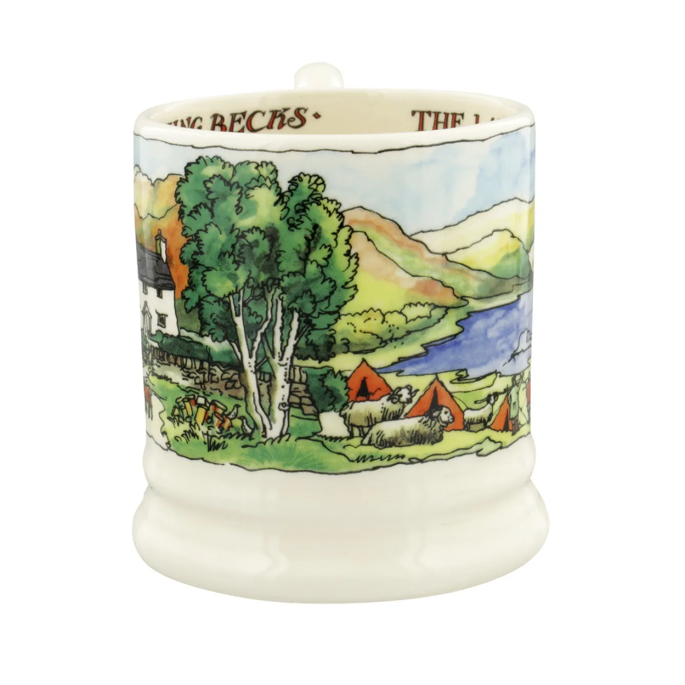 Emma Bridgewater Landscapes of Dreams The Lake District 1/2 Pint Mug- Places|Great Britain