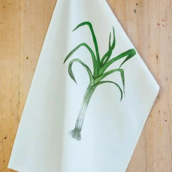 Lottie Day Leek Tea Towel- Tea|Tea Towels