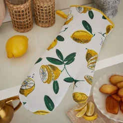 Ulster Weavers Lemons Gauntlet- Oven Gloves/Mitts