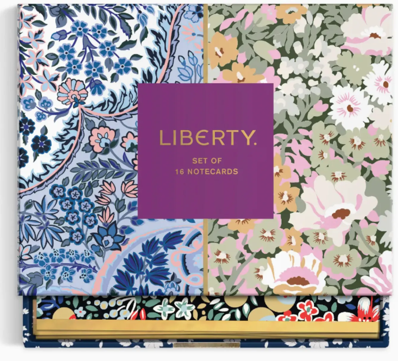 Chronicle Books Liberty Floral- Volume 1 Boxed Set of 16 Notecards- Stationery|Greeting Cards