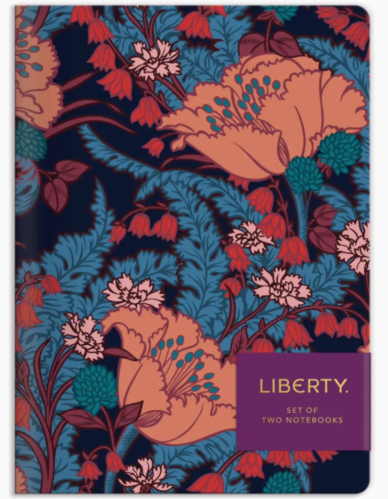 Chronicle Books Liberty Floral Writers Notebook Set- Stationery