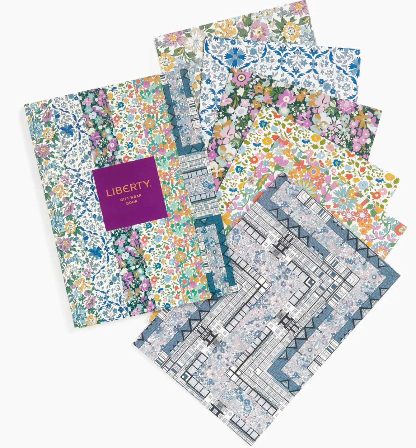 Chronicle Books Liberty Gift Wrap Book- Stationery