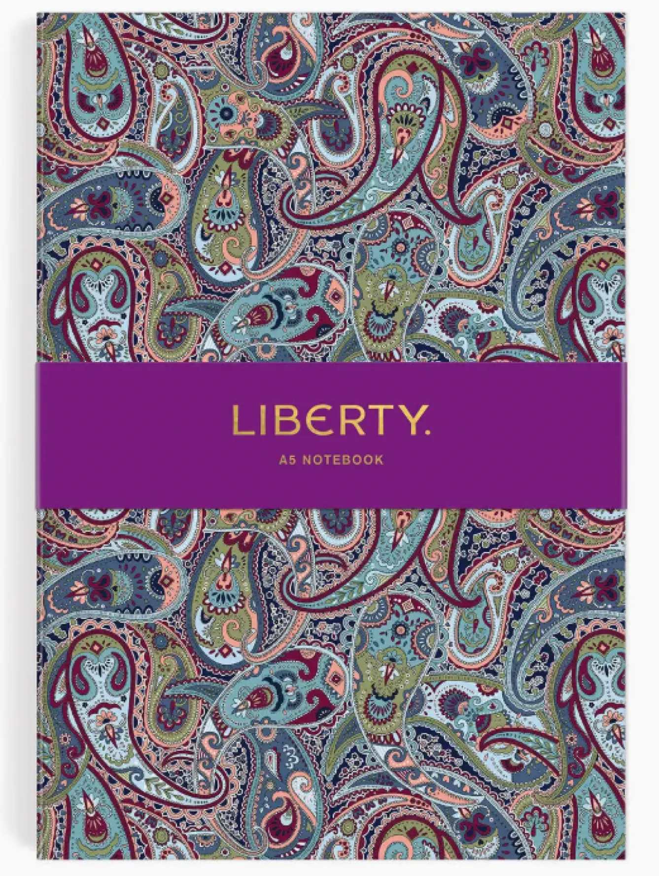 Chronicle Books Liberty Paisley A5 Lined Notebook- Stationery