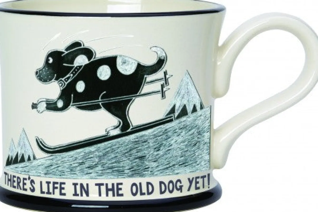 Moorland Pottery Life in the Old Dog Yet Mug by- Pets|Pets
