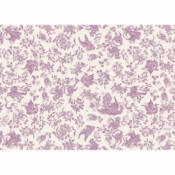 Burleigh Lilac Regal Peacock Pad of 24 Paper Placemats- Placemats
