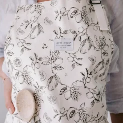 Laura Fisher Lime & Mango Botanical Apron- Aprons