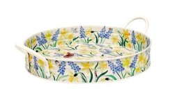 Emma Bridgewater Little Daffodils Large Handled Tray- Trays|Trays