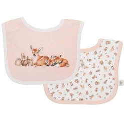 Wrendale Designs 'Little Forest' Bib Gift Set- Children