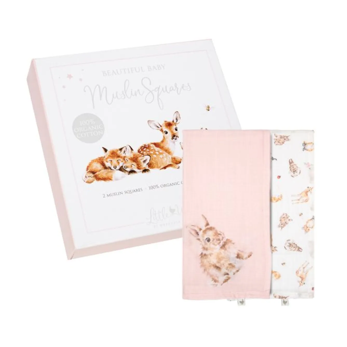 Wrendale Designs 'Little Forest' Muslin Gift Set- Children