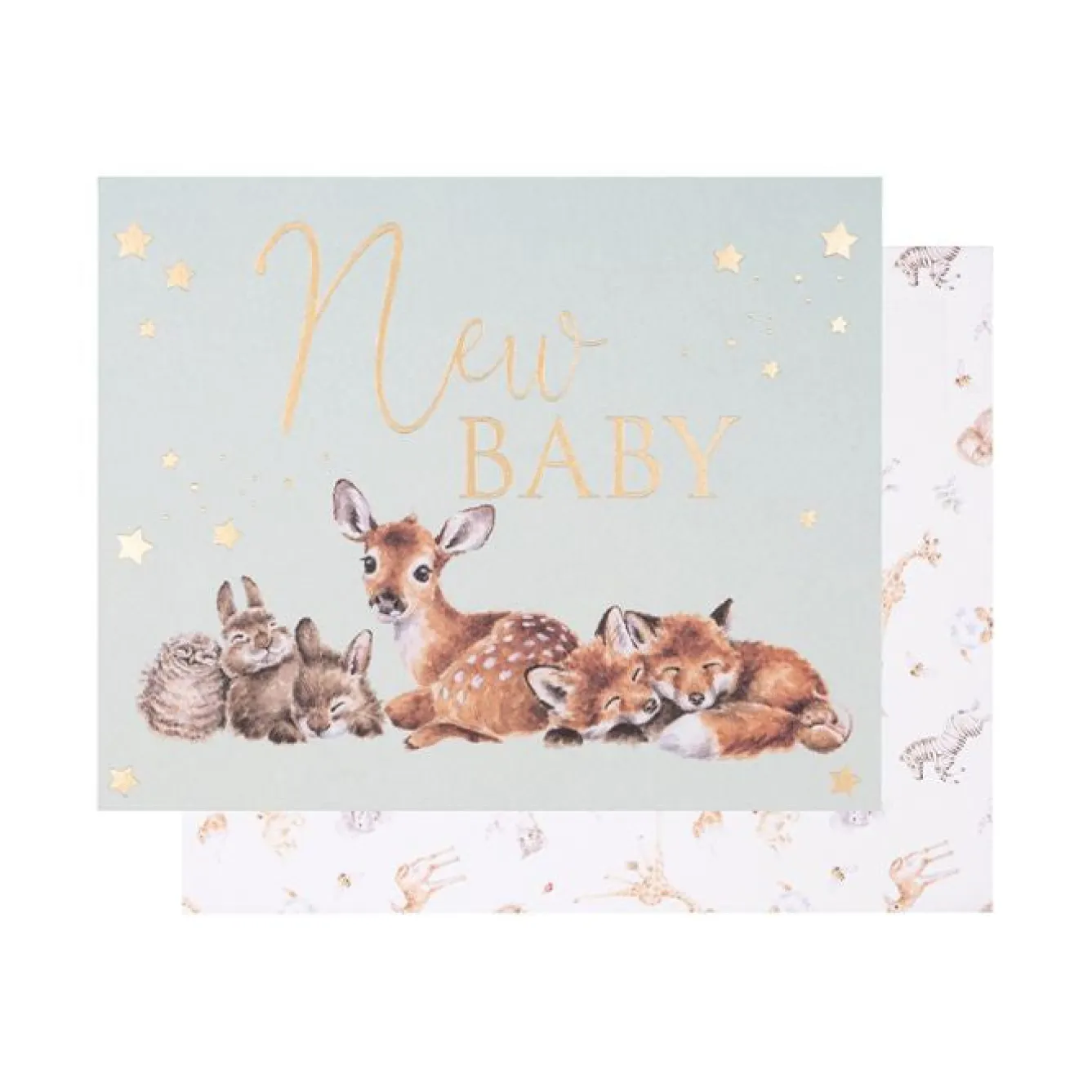 Wrendale Designs 'Little Forest' New Baby Greetings Card- Greeting Cards|Children