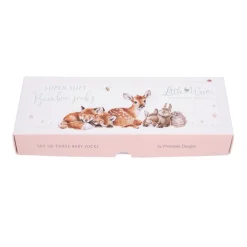 Wrendale Designs 'Little Forest' Woodland Animals Baby Socks Set- Children